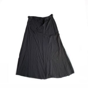 Reformation black skirt with belt